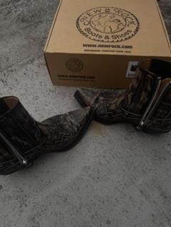 靴 NEW ROCK archive western boots 40 NEW ROCK archive western boots 40 - メルカリ