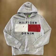 TOMMY HILFIGER DENIM プルオーバーパーカー 裏起毛 Lサイズ