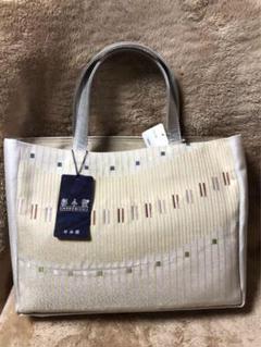新品未使用 ！！特別セール！！京都 西陣 正絹 帯使用 利休バッグ　18 Prices down4）礼装 袋帯「源氏香之図」付け下げ、訪問着、色