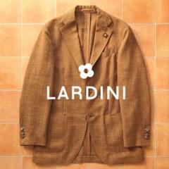 LARDINI easy wear ジャケット ゴールデンブラウン リネン混 LARDINI easy wear ジャケット ゴールデンブラウン リネン混