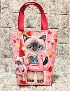 コヤンイサムチョン　にゃんにゃんトートとサコッシュ　ハンドメイド コヤンイサムチョン - トートバッグの人気通販 | minne 国内最大