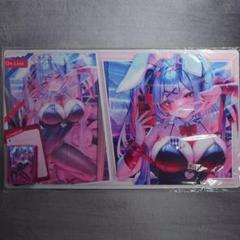 ラビット・ホール　スリーブ　プレイマット ホロライブ 白上フブキ ラビットホール衣装 スリーブ プレイ
