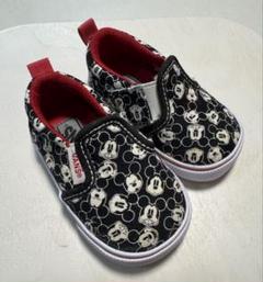 新品未使用 VANS ミッキーマウス柄 12cm スリッポン