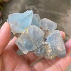 天然石　バイカラートパーズ　トパーズ　原石　クラスター　ウクライナ