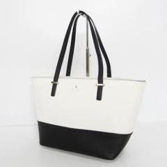 kate spade　ケイトスペード　ショルダーバック　レザー　ホワイトブラック
