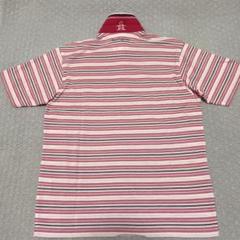 Munsingwear マンシングウェア ボーダー柄 半袖ポロシャツ L