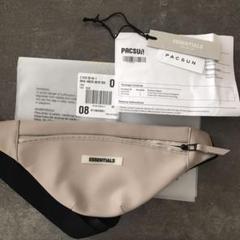 essentials waterproof sling bag tan