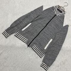 COMME CA MEN 薄手ブルゾン グレー フリー カジュアル