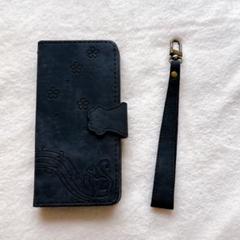 Arrows Be4 Plus 手帳型ケース ストラップ付 カード収納 ネコ