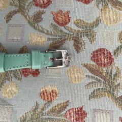 希少 美品 ロレックス カメレオン 純正革ベルト 純正尾錠付き ミントグリーン 希少 美品 ロレックス カメレオン 純正革ベルト 純正尾錠付き