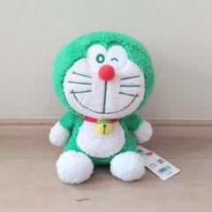 ユニクロ グリーン色 ドラえもん サステナモード トイ(ぬいぐるみ) タグ付き
