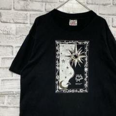 USA製90sヴィンテージTシャツ！シングルステッチ　ブラック半袖古着L721