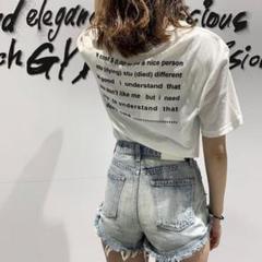 GYDA BACK RIPPED デニムショートパンツのサムネイル