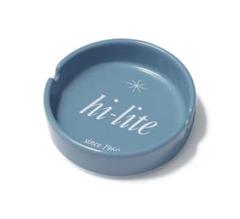 hi-lite タバコ　灰皿　ハイライト　レギュラー　水色　陶器 hi-lite タバコ 灰皿 ハイライト レギュラー 水色 陶器 - メルカリ