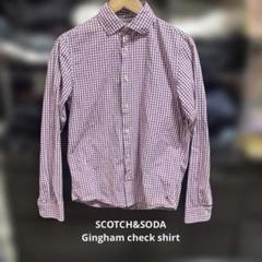 SCOTCH&SODA Gingham check shirt Sのサムネイル
