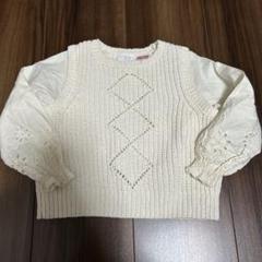 01 ZARA ブラウス　花柄　ベスト付き