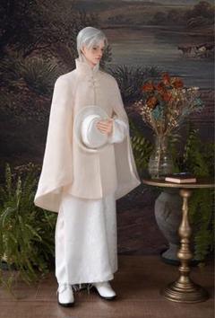 ディーラー様 70cm ドール　サイズ　服　中国式　長衫　セット