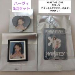 XG IS THIS LOVE 缶バッジ アクキー マグネット ハーヴィ 3点