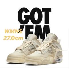 国内 off-white Nike Air Jordan 4 Sail 27cm