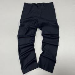 90s Vintage センタープレス ストライプ レーヨン スラックス 光沢