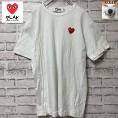 PLAY COMME des GARCONS ハート刺繍ロゴ Tシャツ