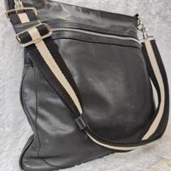 【美品】BALLY バリー ショルダーバッグ レザー ブラック 斜め掛け可能