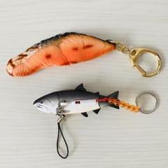 鮭 ストラップ 切り身 キーホルダー 食品サンプル 北海道 お土産