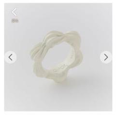 韓国 ファッション通販 q-pot クリームリング 13号 新品未使用 箱、袋つき - メルカリ アクセサリー