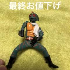 美品【昭和レトロ仮面ライダーアマゾン・ミニフィギュア
