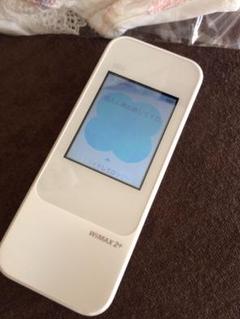 送料無料!UQau WiMAX W04 wifiルーター ホワイト
