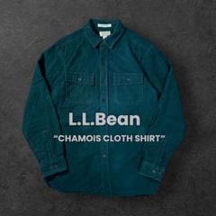 L.L.Bean エルエルビーン シャモアクロス シャツ グリーン Mのサムネイル