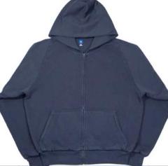yzy gap ダークグレー オーバーサイズ パーカー YEEZY GAP フルジップパーカー イージー ギャップ BLK L
