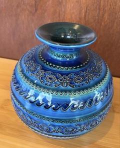 青花　染付　耳付　瓶　壺　花瓶　麒麟　鳳凰　魚　蓮　魚藻紋　中国　中華　修理跡 kouransha_8.jpg