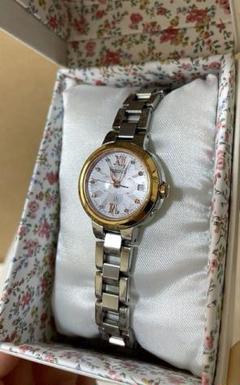 美品 SSVW068 ルキア フラワーパーティ 電波ソーラー セイコー 時計 SEIKO ルキア 20周年モデル フラワーパーティ 電波ソーラー 腕時計