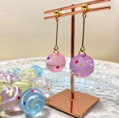 水風船 ヨーヨー マット ピンク × パープル ミニチュア 桃色 紫 夏祭り 夏