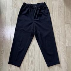 A16136 美品 コムデギャルソンコムデギャルソン　サルエルパンツ紺xs COMME des GARCONS コムデギャルソンCOMME エステル変形サルエル