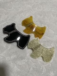 AGATHA/アガタ　ヘアピン　ヘアクリップ　4個セット AGATHA アガタ ヘアクリップ スコティッシュテリア べっ甲風