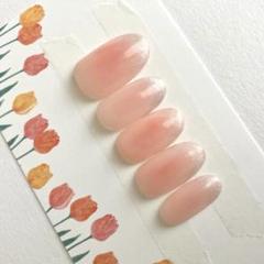 【オーダー】じゅわっとチークネイル 桃　桜　ネイルチップ