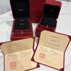 Cartier ブレスレット ラッピングセット 証明書付き Cartier リング 2点セット 箱、証明書付き 結婚指輪 - メルカリ