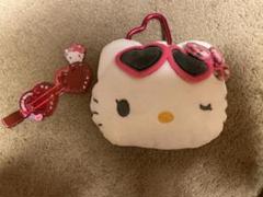 キティー カラビナ付きメイクポーチ キーホルダー ギャル 前髪クリップ セット
