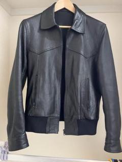 【美品】ワコマリア　レザージャケット　本革　ブラック　黒　M 日本製 新品 定価165 000円 WACKO MARIA DOUBLE RIDERS LEATHER JACKET