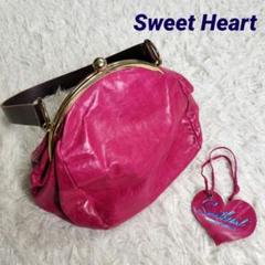 Sweetheart/スイートハート レザー バッグ スカーフ付き がま口 レア Jewel Changes（ジュエルチェンジズ）の「SWEETHEART スカーフ