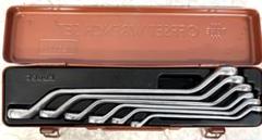 トネ（TONE）ロング両口メガネレンチセット No.2600M 6本ケース入のサムネイル