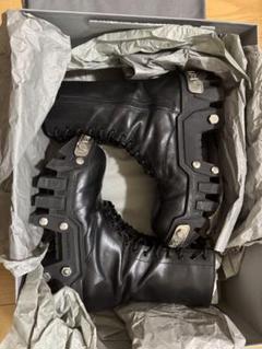 BALENCIAGA Bulldozer ロゴ レースアップ レザー ブーツ