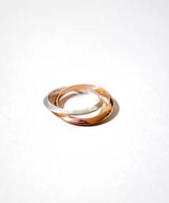 CTHY / DELTA CROSS RING シルバー×ローズゴールド11号 - メルカリ