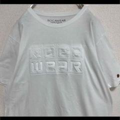 ROCA WEAR ロカウェア Tシャツ ホワイト でかロゴ エンボス XLのサムネイル