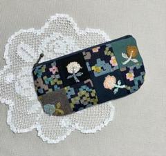 ◎hmk◎　ミナペルホネン　ハンドメイド　ちょっぴり台形ポーチ ミナペルホネン ハンドメイド ✲︎ちょっぴり台形ポーチ