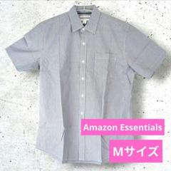 [Amazon Essentials] 半袖 メンズ ストライプ 半袖シャツ M