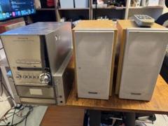 Panasonic SC-PM57MD CD MD 取説　リモコン付 概要 MDステレオシステム SC-PM57MD | ミニコンポ／スピーカー