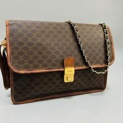 【美品】セリーヌ　CELINE　マカダム柄　斜め掛け　ショルダーバッグ 2025年最新】セリーヌマカダムショルダーバッグの人気アイテム